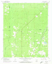 1962 Map of Grant County, AR, 1973 Print