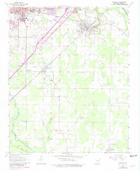 Download a high-resolution, GPS-compatible USGS topo map for Kensett, AR (1982 edition)