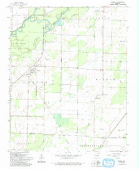 Download a high-resolution, GPS-compatible USGS topo map for Knobel, AR (1993 edition)