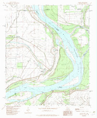 preview thumbnail of historical topo map of Desha County, AR in 1982