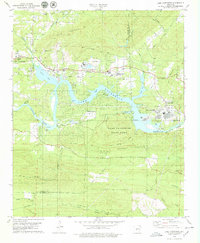 preview thumbnail of historical topo map of Hot Spring County, AR in 1978