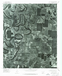 preview thumbnail of historical topo map of Chicot County, AR in 1975