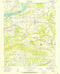 Download a high-resolution, GPS-compatible USGS topo map for Lavaca, AR (1951 edition)