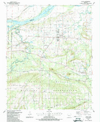 Download a high-resolution, GPS-compatible USGS topo map for Lavaca, AR (1988 edition)