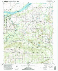 Download a high-resolution, GPS-compatible USGS topo map for Lavaca, AR (1999 edition)