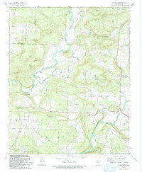 preview thumbnail of historical topo map of Pope County, AR in 1993