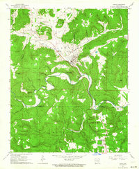 Download a high-resolution, GPS-compatible USGS topo map for Leslie, AR (1964 edition)