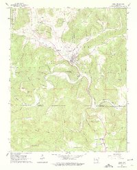 Download a high-resolution, GPS-compatible USGS topo map for Leslie, AR (1975 edition)