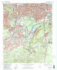 preview thumbnail of historical topo map of Little Rock, AR in 1986