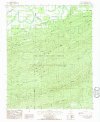 preview thumbnail of historical topo map of Yell County, AR in 1985