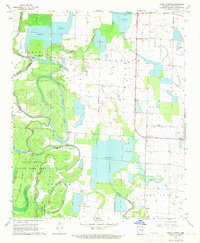 Download a high-resolution, GPS-compatible USGS topo map for Lodge Corner, AR (1969 edition)