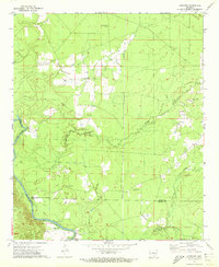 preview thumbnail of historical topo map of Drew County, AR in 1971