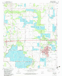 Download a high-resolution, GPS-compatible USGS topo map for Lonoke, AR (1982 edition)