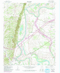 Download a high-resolution, GPS-compatible USGS topo map for Madison, AR (1993 edition)