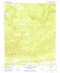 preview thumbnail of historical topo map of Logan County, AR in 1966