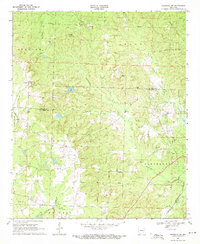 preview thumbnail of historical topo map of Columbia County, AR in 1969