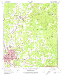 Download a high-resolution, GPS-compatible USGS topo map for Magnolia, AR (1981 edition)