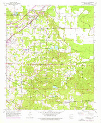 1952 Map of Texarkana, AR, 1976 Print