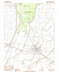 Download a high-resolution, GPS-compatible USGS topo map for Marked Tree, AR (1984 edition)