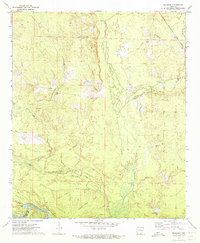 preview thumbnail of historical topo map of Bradley County, AR in 1971