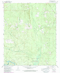 Download a high-resolution, GPS-compatible USGS topo map for Marsden, AR (1985 edition)