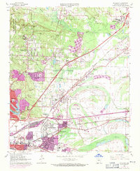 Download a high-resolution, GPS-compatible USGS topo map for Mc Almont, AR (1971 edition)