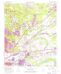 Download a high-resolution, GPS-compatible USGS topo map for Mc Almont, AR (1976 edition)