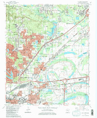 Download a high-resolution, GPS-compatible USGS topo map for Mc Almont, AR (1997 edition)