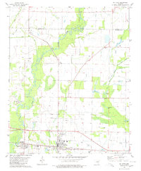 preview thumbnail of historical topo map of Woodruff County, AR in 1980