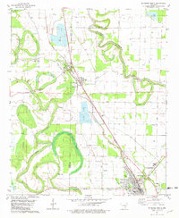 Download a high-resolution, GPS-compatible USGS topo map for Mc Gehee North, AR (1982 edition)