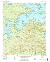 preview thumbnail of historical topo map of Montgomery County, AR in 1962