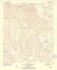 Download a high-resolution, GPS-compatible USGS topo map for McCaskill, AR (1952 edition)