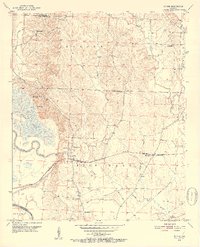 Download a high-resolution, GPS-compatible USGS topo map for McNab, AR (1952 edition)