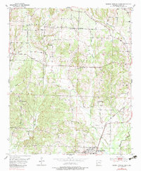 Download a high-resolution, GPS-compatible USGS topo map for Mineral Springs North, AR (1983 edition)