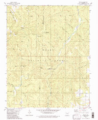 Download a high-resolution, GPS-compatible USGS topo map for Moore, AR (1986 edition)