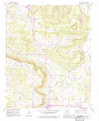 preview thumbnail of historical topo map of Pope County, AR in 1989