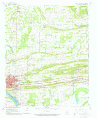 preview thumbnail of historical topo map of Conway County, AR in 1961