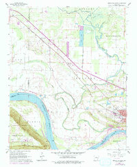 preview thumbnail of historical topo map of Conway County, AR in 1961