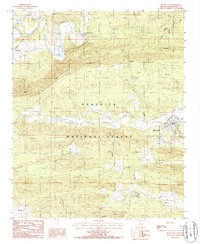 preview thumbnail of historical topo map of Mount Ida, AR in 1986