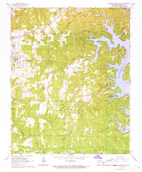 Download a high-resolution, GPS-compatible USGS topo map for Mountain Home East, AR (1967 edition)