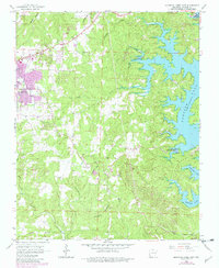 Download a high-resolution, GPS-compatible USGS topo map for Mountain Home East, AR (1982 edition)