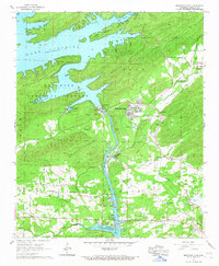 Download a high-resolution, GPS-compatible USGS topo map for Mountain Pine, AR (1967 edition)