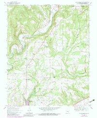 preview thumbnail of historical topo map of Crawford County, AR in 1969