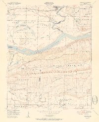 Download a high-resolution, GPS-compatible USGS topo map for Mulberry, AR (1951 edition)