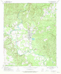 Download a high-resolution, GPS-compatible USGS topo map for Murfreesboro, AR (1972 edition)