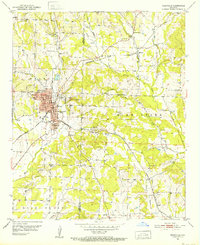 Download a high-resolution, GPS-compatible USGS topo map for Nashville, AR (1952 edition)