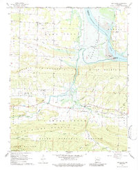 Download a high-resolution, GPS-compatible USGS topo map for New Blaine, AR (1987 edition)