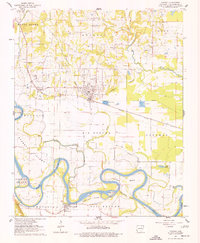 Download a high-resolution, GPS-compatible USGS topo map for Newark, AR (1977 edition)