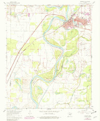 Download a high-resolution, GPS-compatible USGS topo map for Newport, AR (1982 edition)
