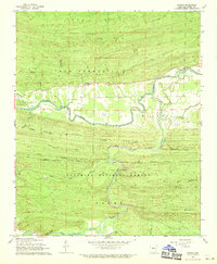 Download a high-resolution, GPS-compatible USGS topo map for Nimrod, AR (1970 edition)